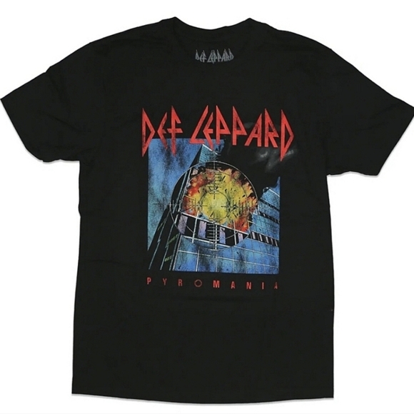 Def Leppard Pyromania Live Nation Soft T-Shirt - Picture 1 of 3